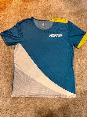 Hoka One One by Rabbit Blue Running Tee